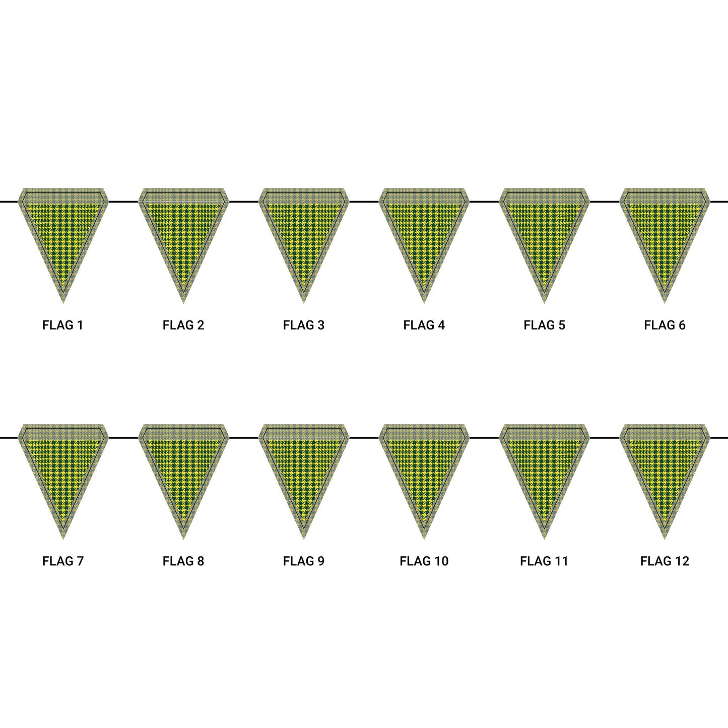 Flag Garland | Eugene, Oregon | Tweed