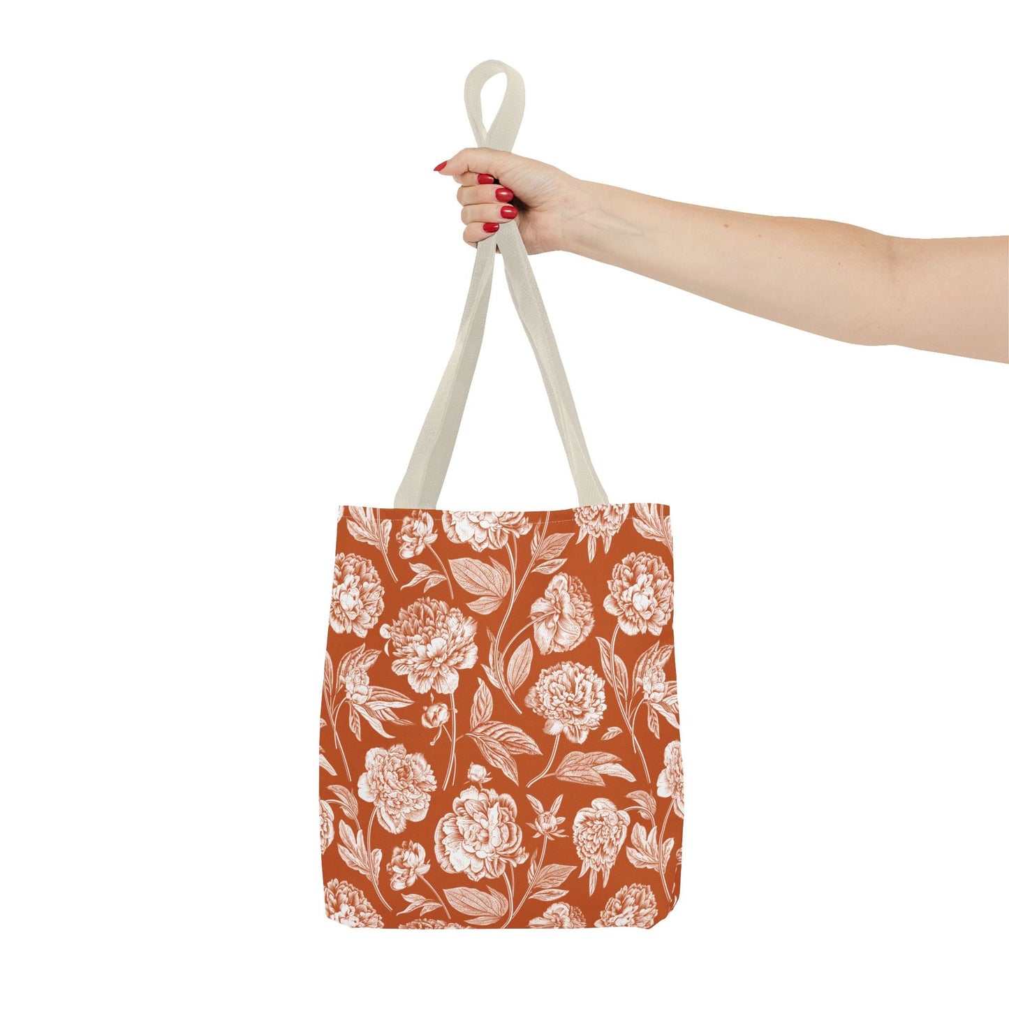 Totes | Dark Orange & White | Peony