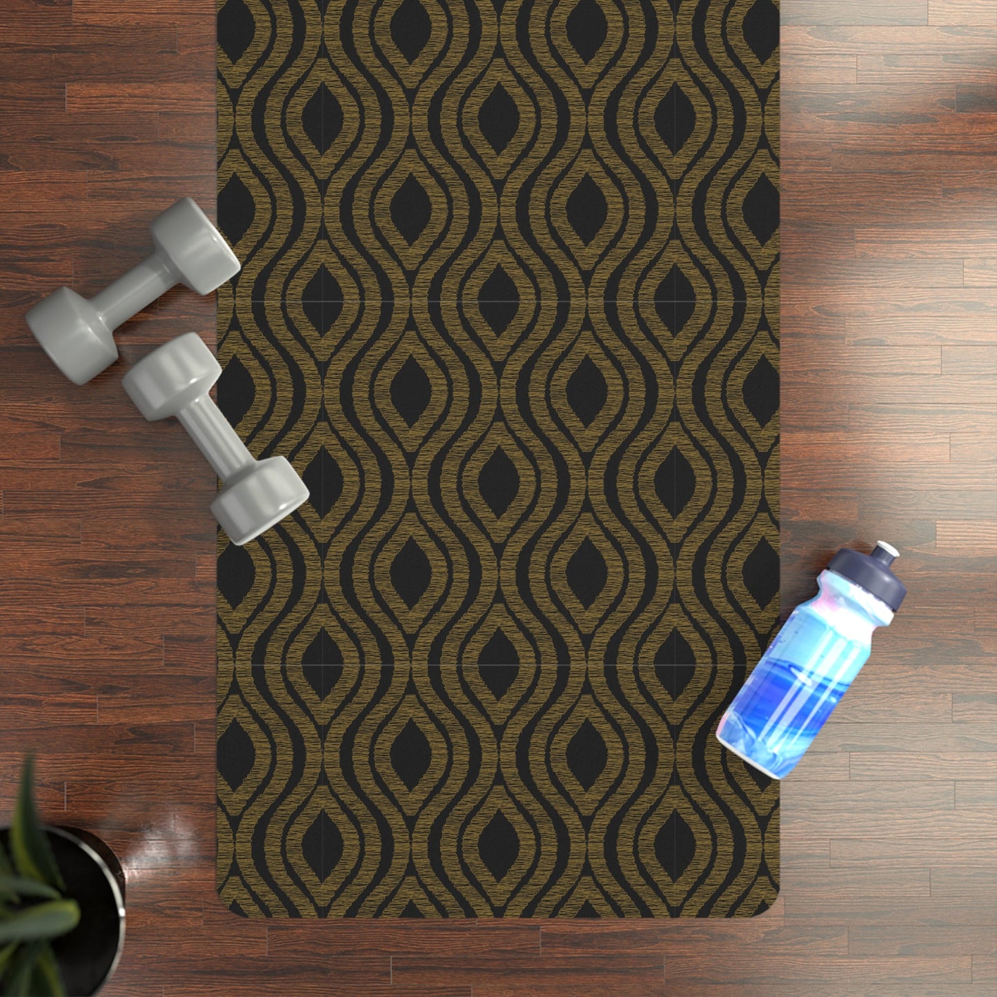 Yoga Mat | Black & Gold | Ogee