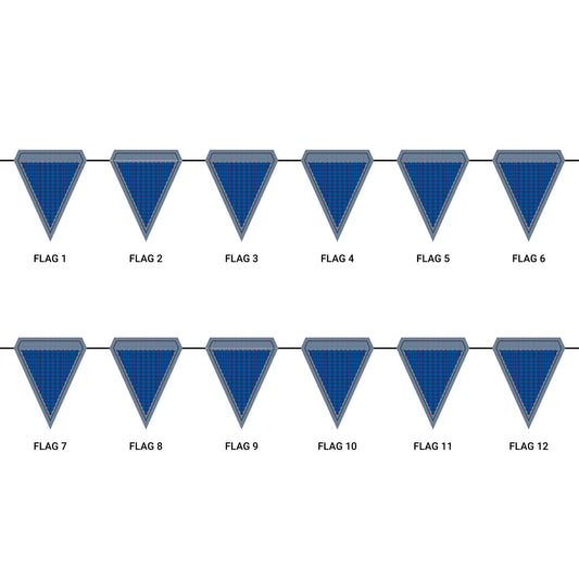 Flag Garland | Durham, North Carolina | Tweed