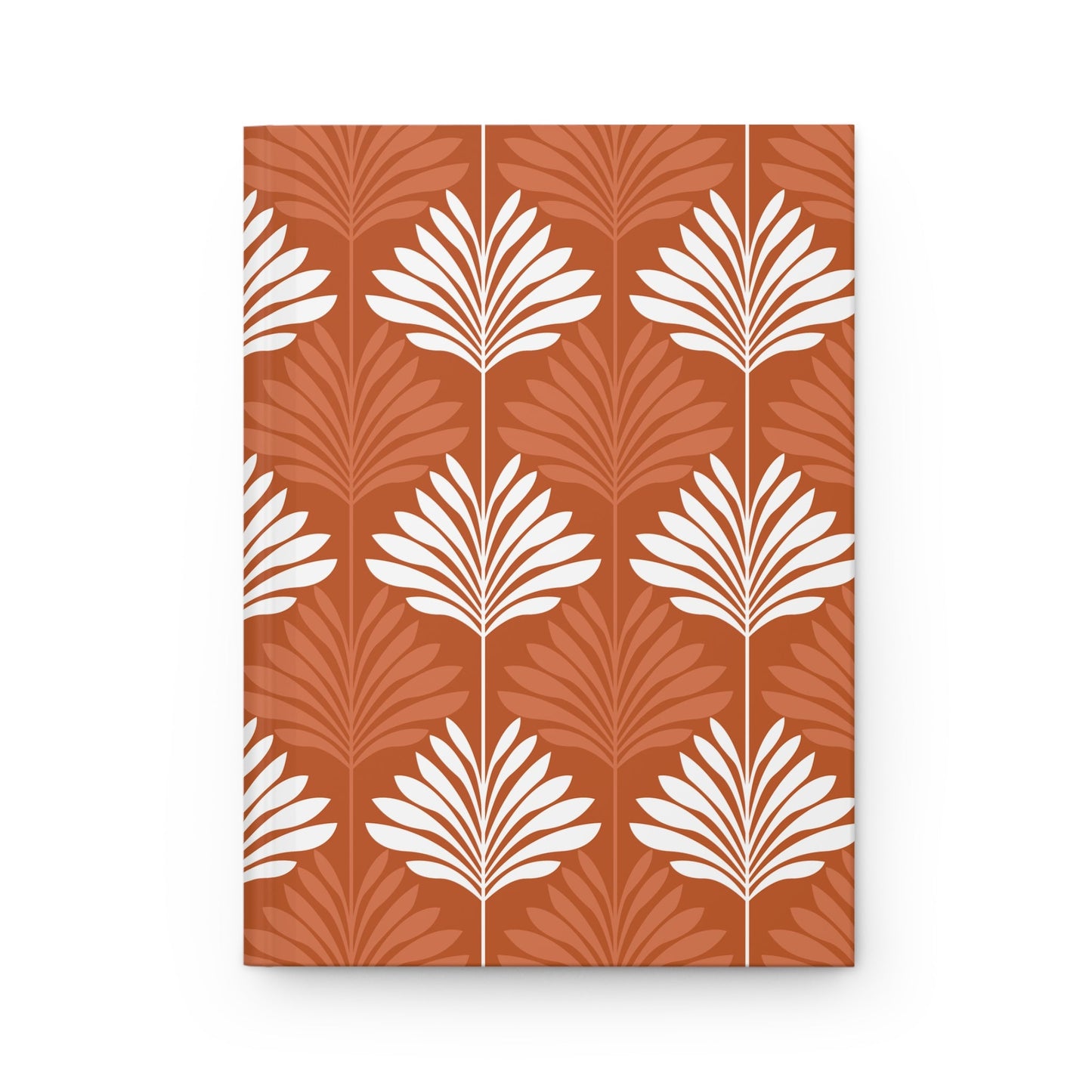 Journal | Dark Orange & White | Deco
