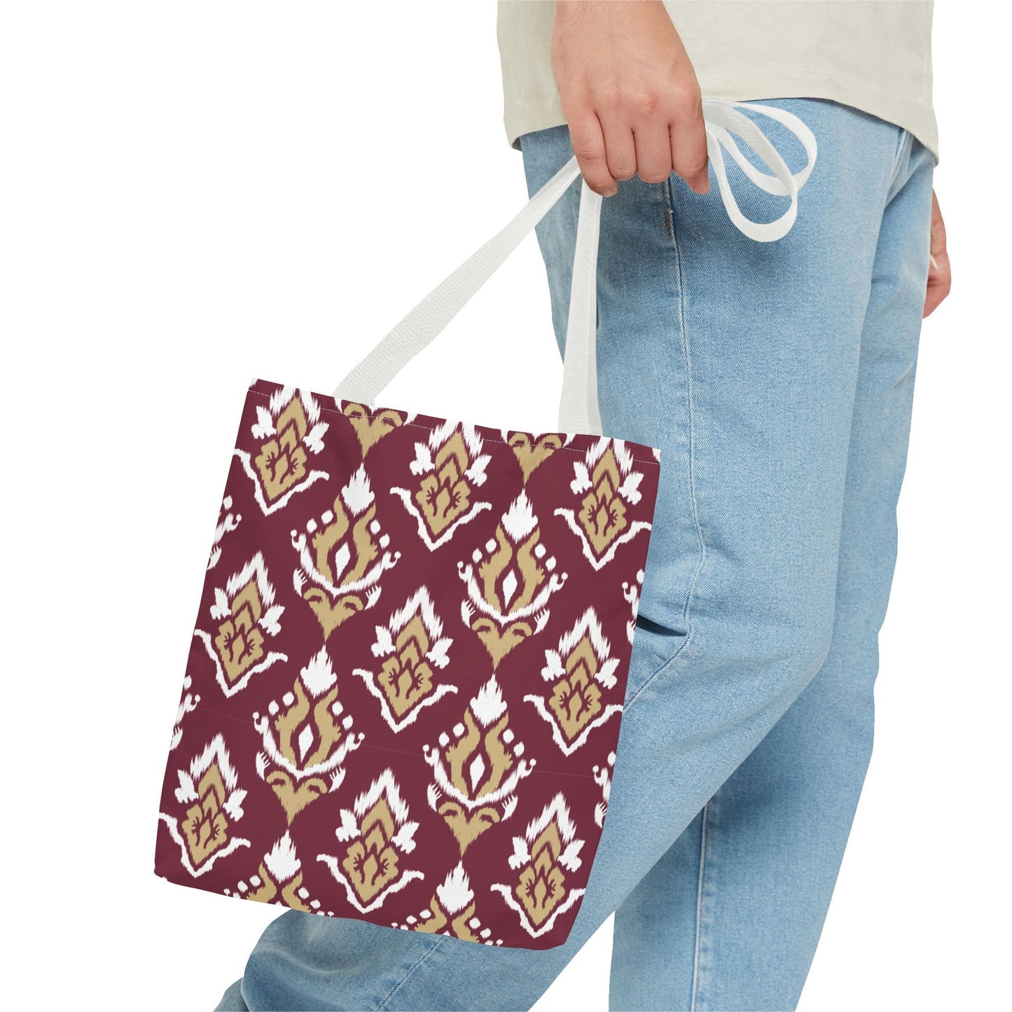 Totes | Maroon & Gold | Ikat