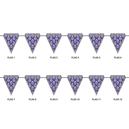 Flag Garland | Harrisonburg, Virginia | Ikat