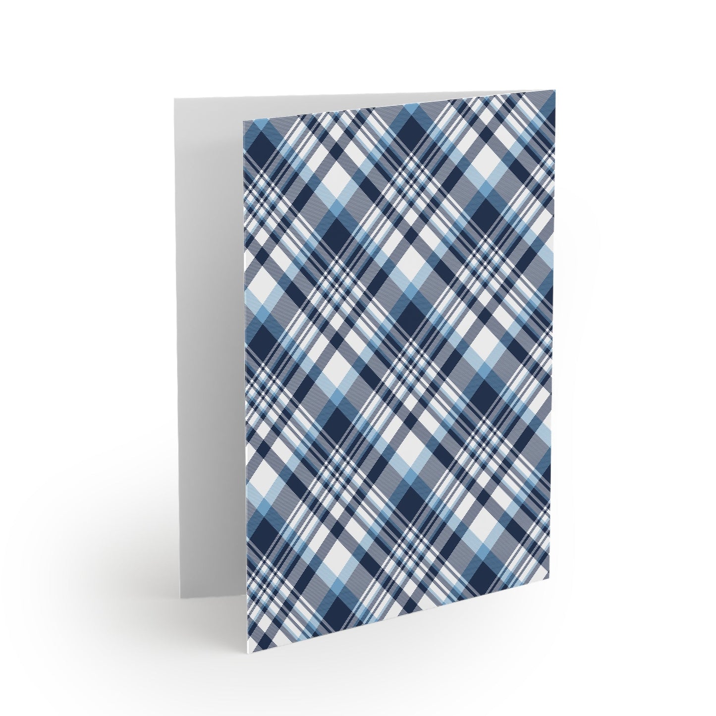 Notecards | Light Blue & White | Tartan