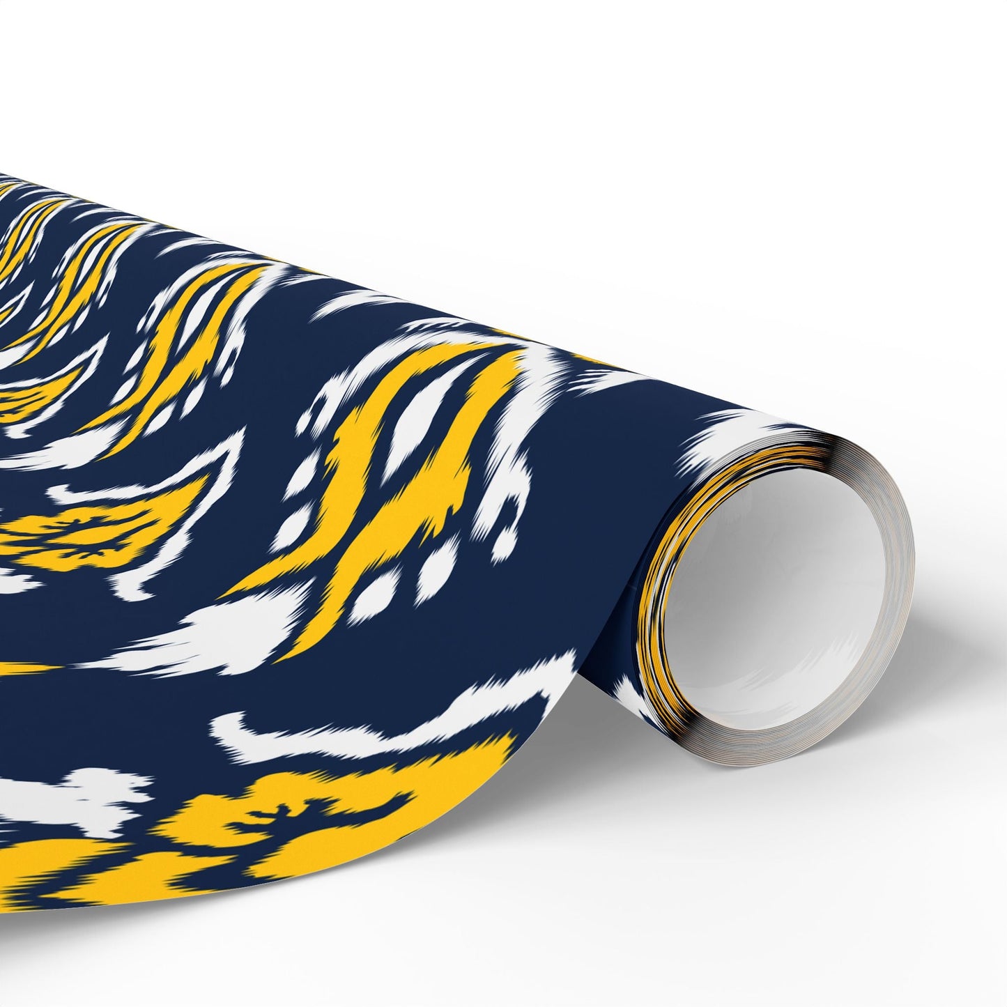 Gift Wrap | Yellow & Blue | Ikat
