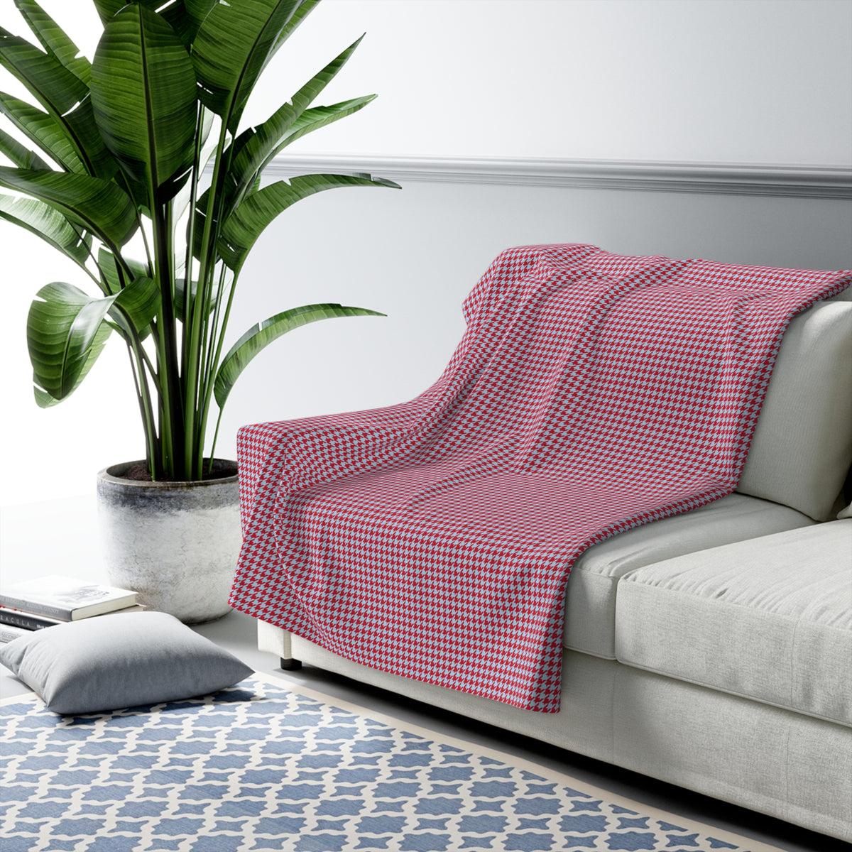 Sherpa Blanket | Oxford, Mississippi | Houndstooth
