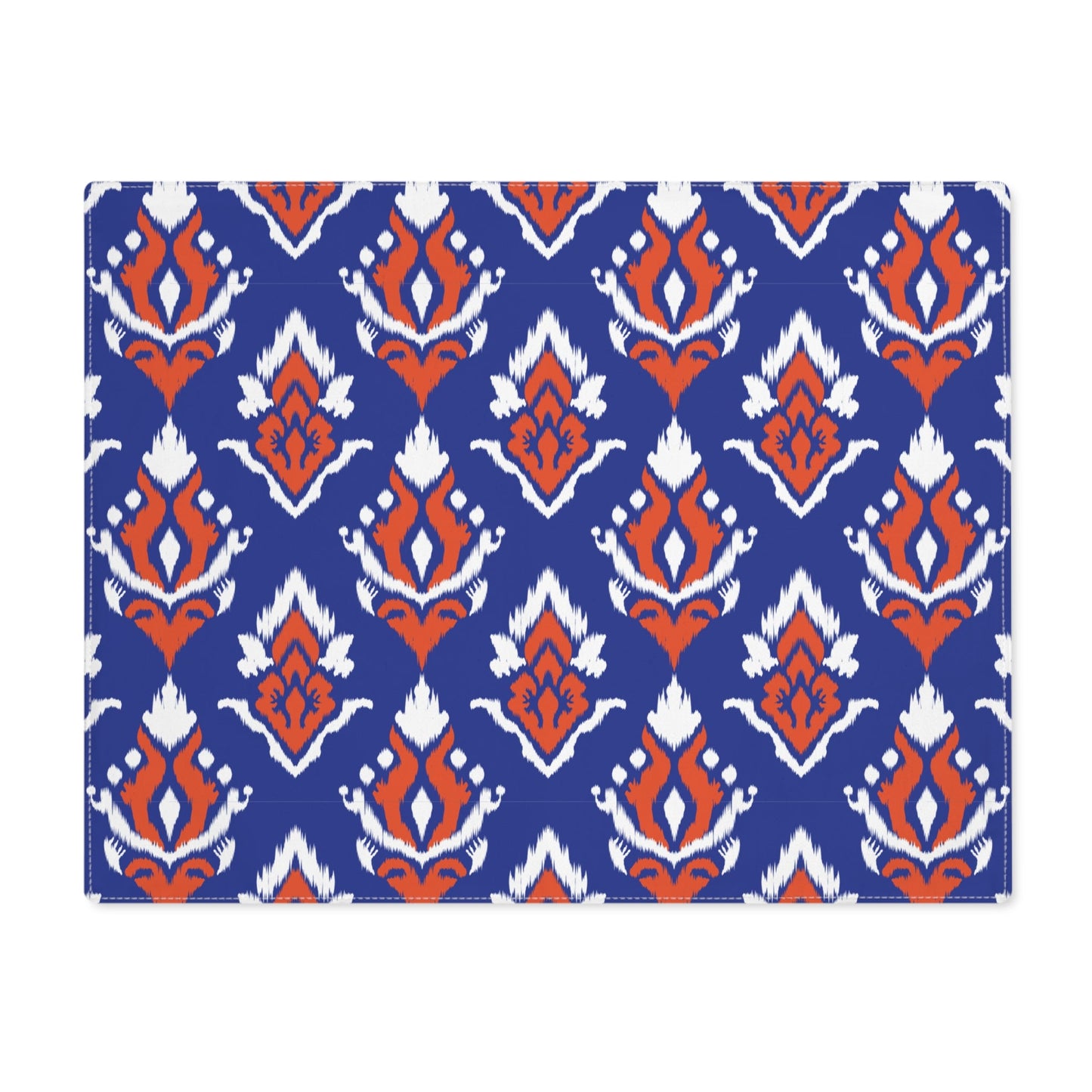 Placemat | Bright Blue & Orange | Ikat