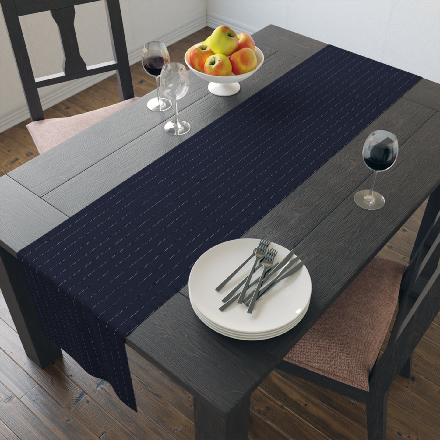 Table Runner | Storrs, Connecticut | Pinstripe
