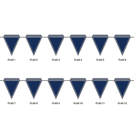 Flag Garland | State College, Pennsylvania | Tweed