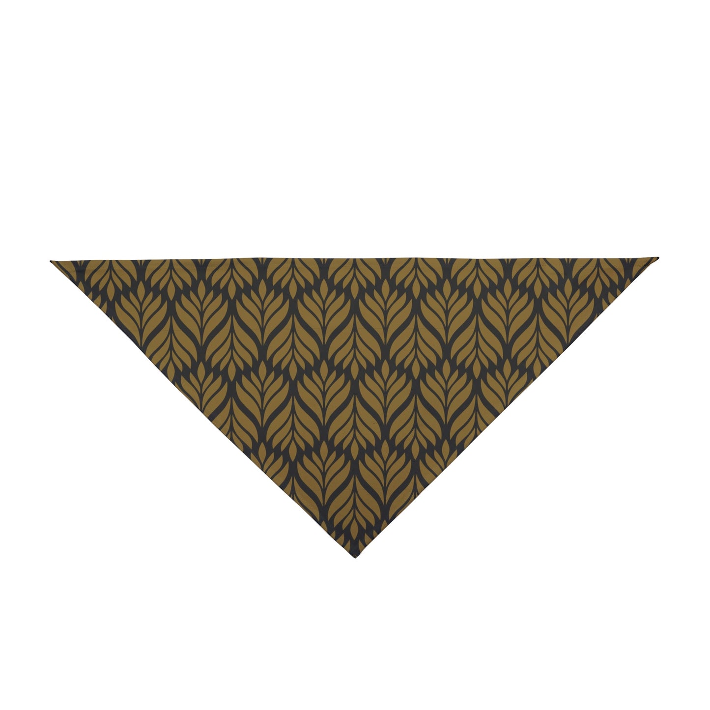 Pet Bandana | Black & Gold | Palm