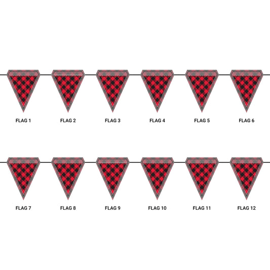 Flag Garland | Raleigh, North Carolina | Gingham