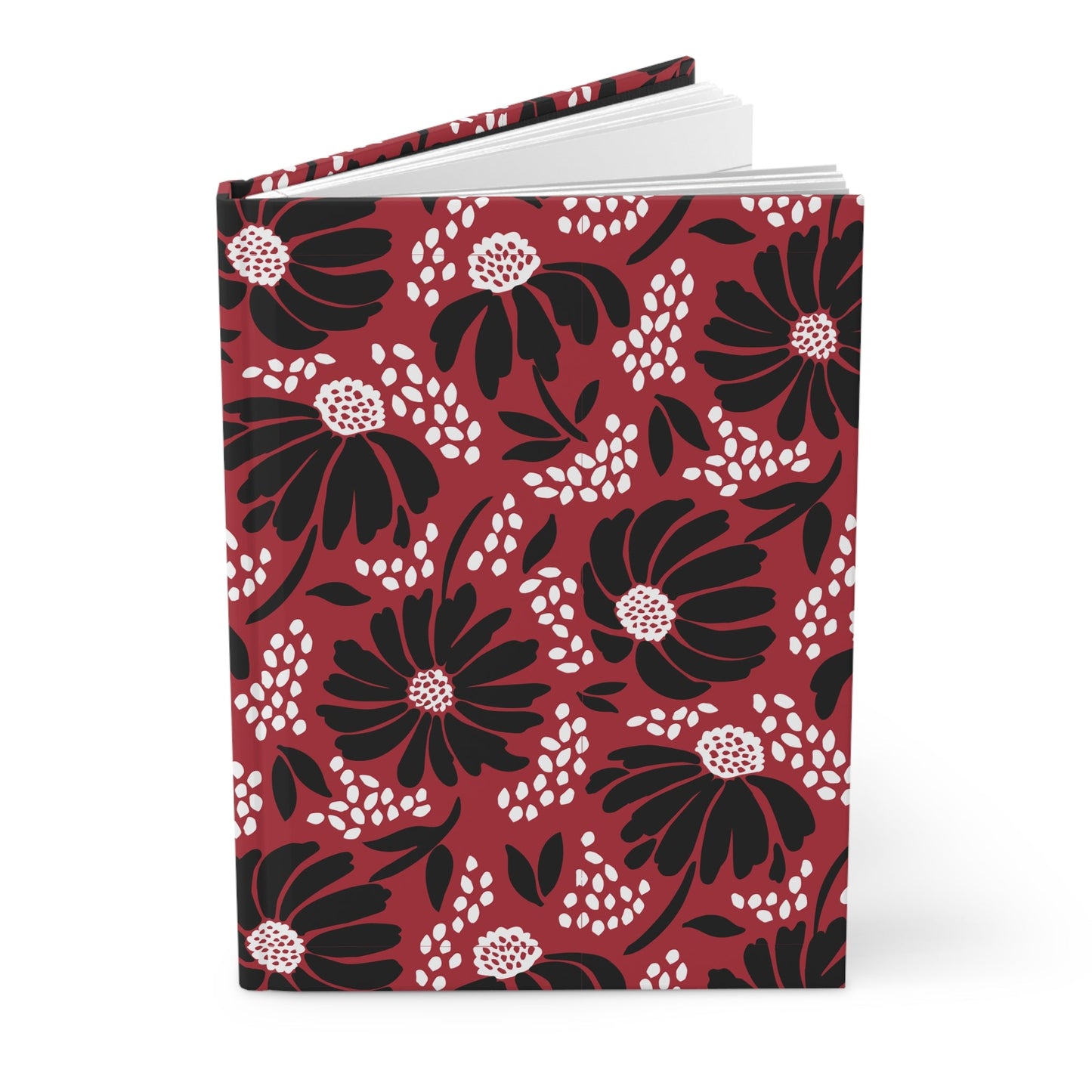 Hardcover Journal | Red & Black | Bellis