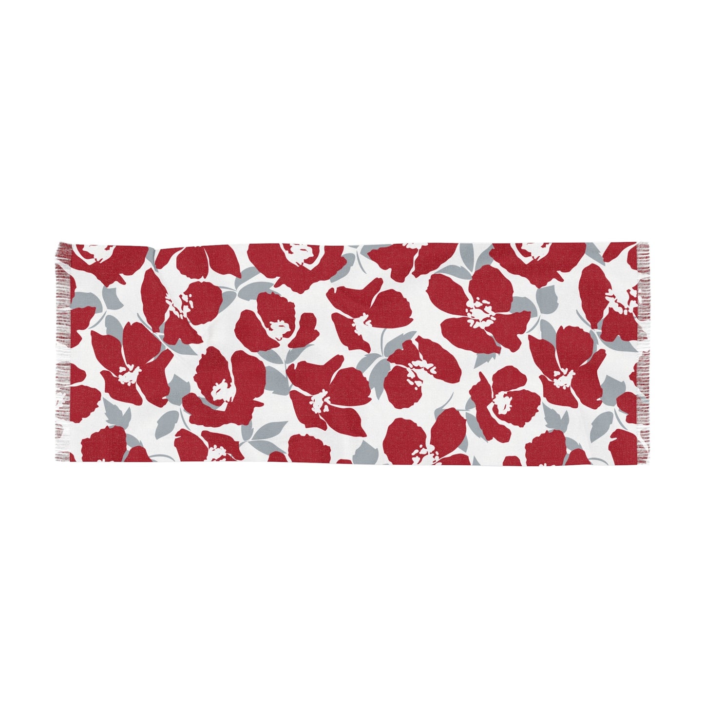 Scarf | Red & Gray | Poppy