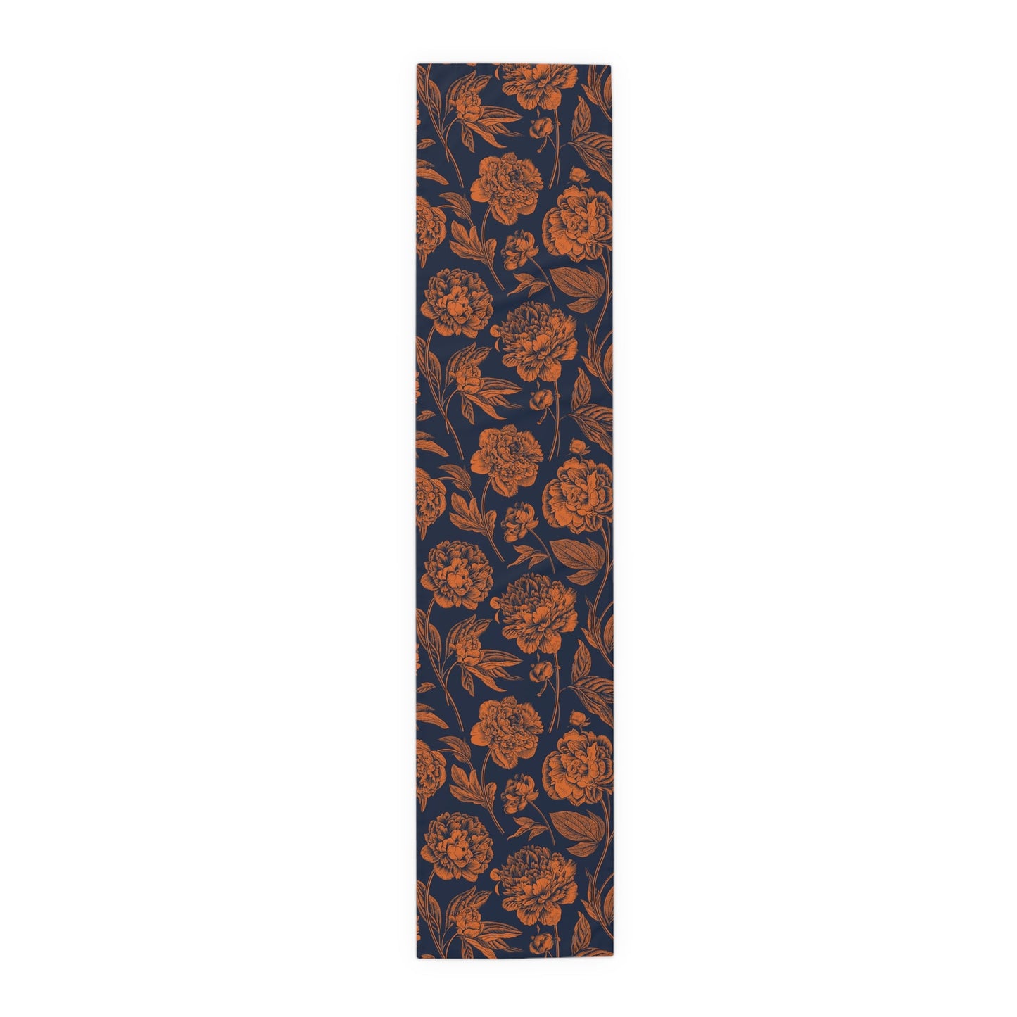 Table Runner | Orange & Blue | Peony