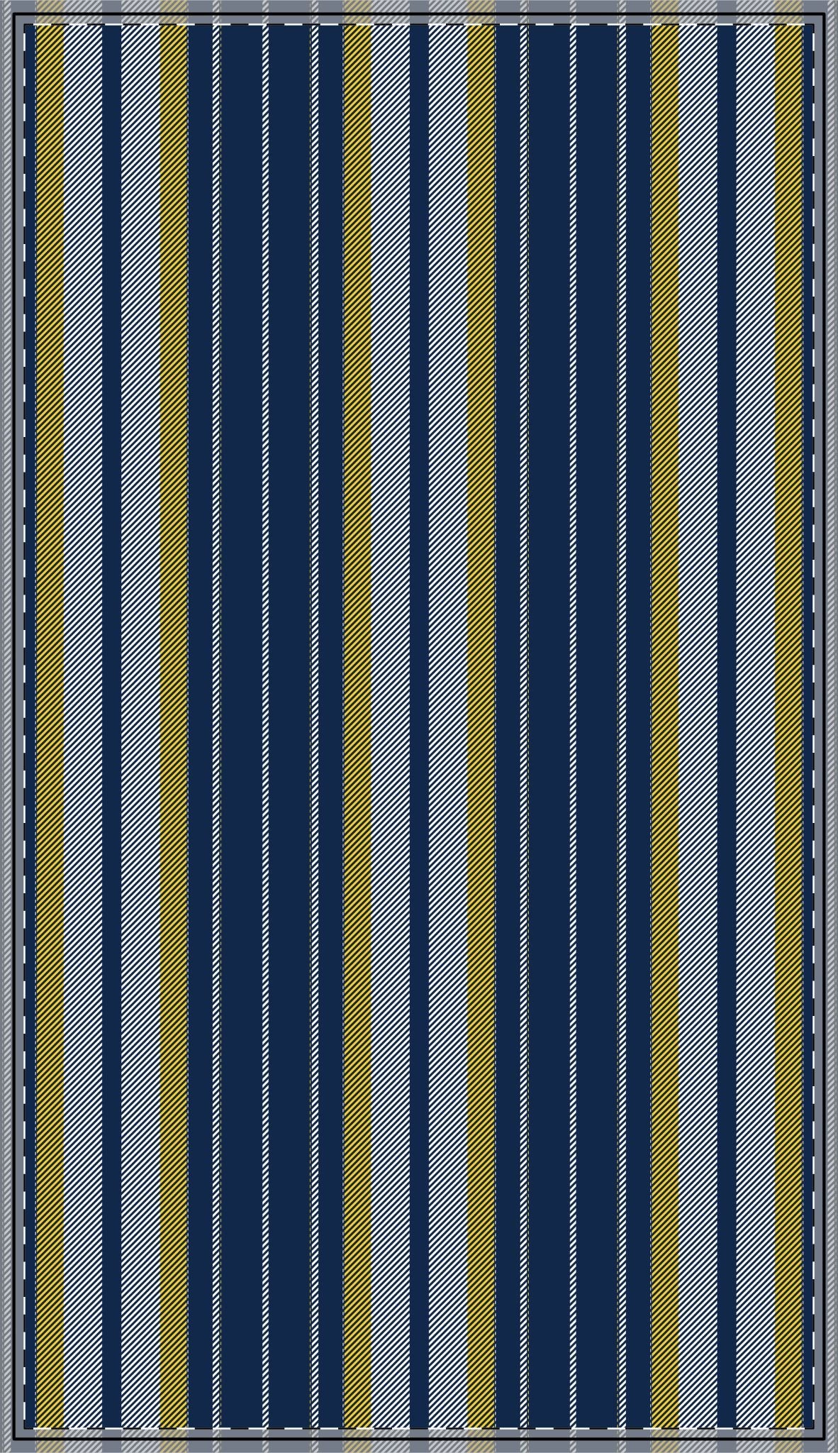 Tablecloth | Yellow & Blue | Stripe