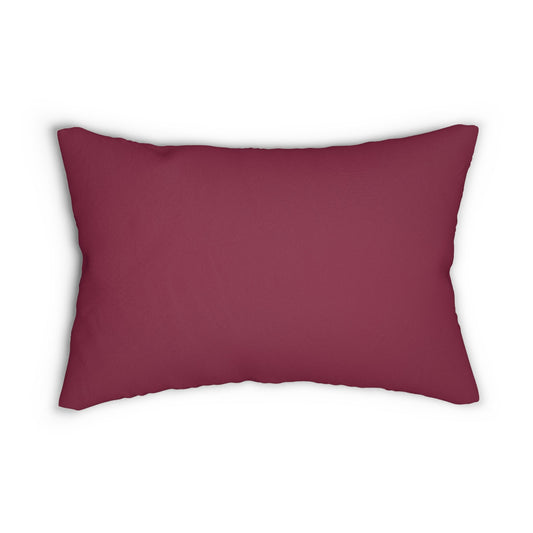 Pillow | Maroon & Orange | Dark