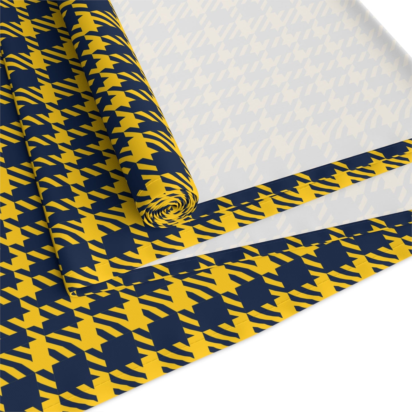 Table Runner | Yellow & Blue | Tweed