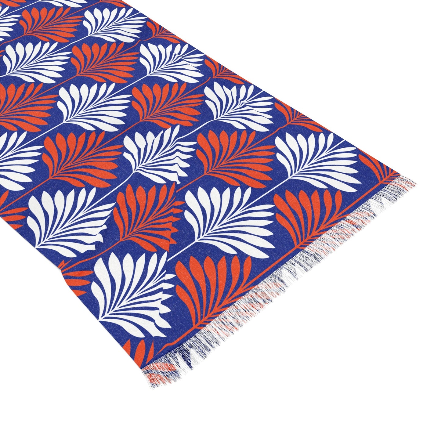 Scarf | Bright Blue & Orange | Deco