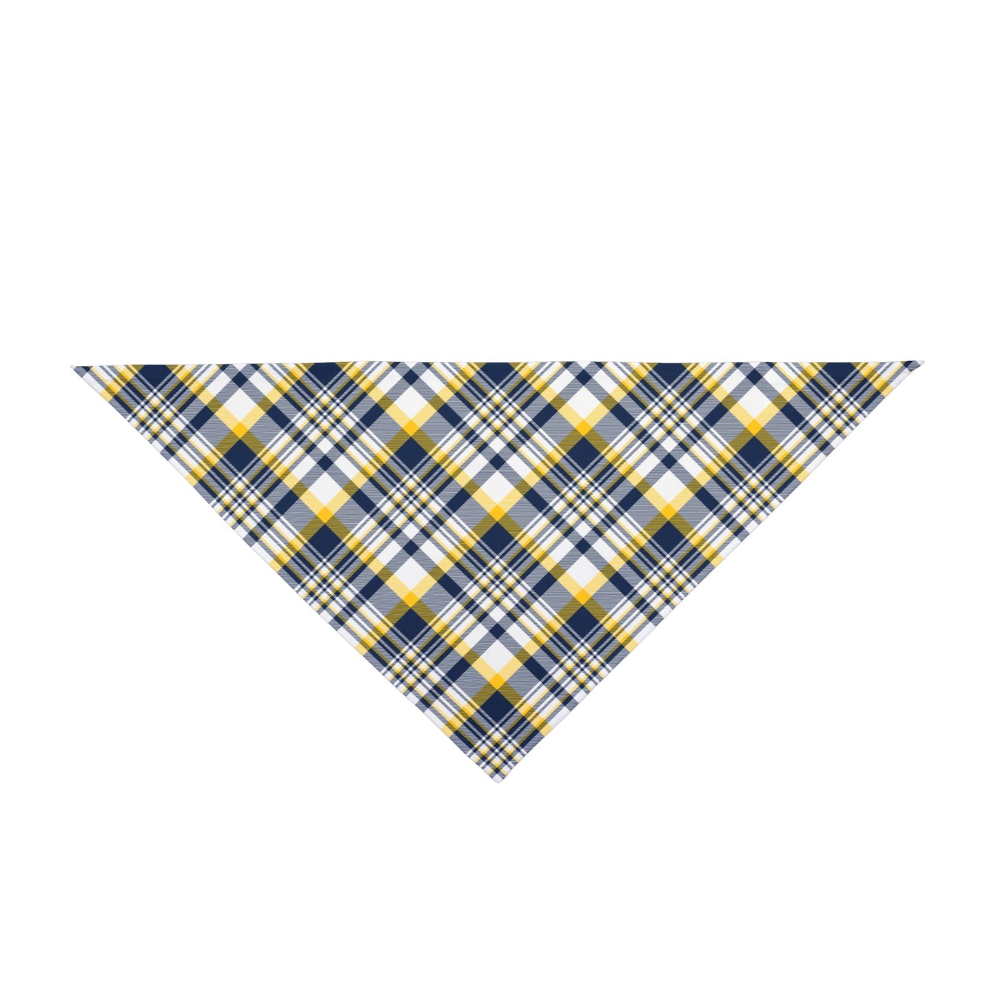 Pet Bandana | Yellow & Blue | Tartan