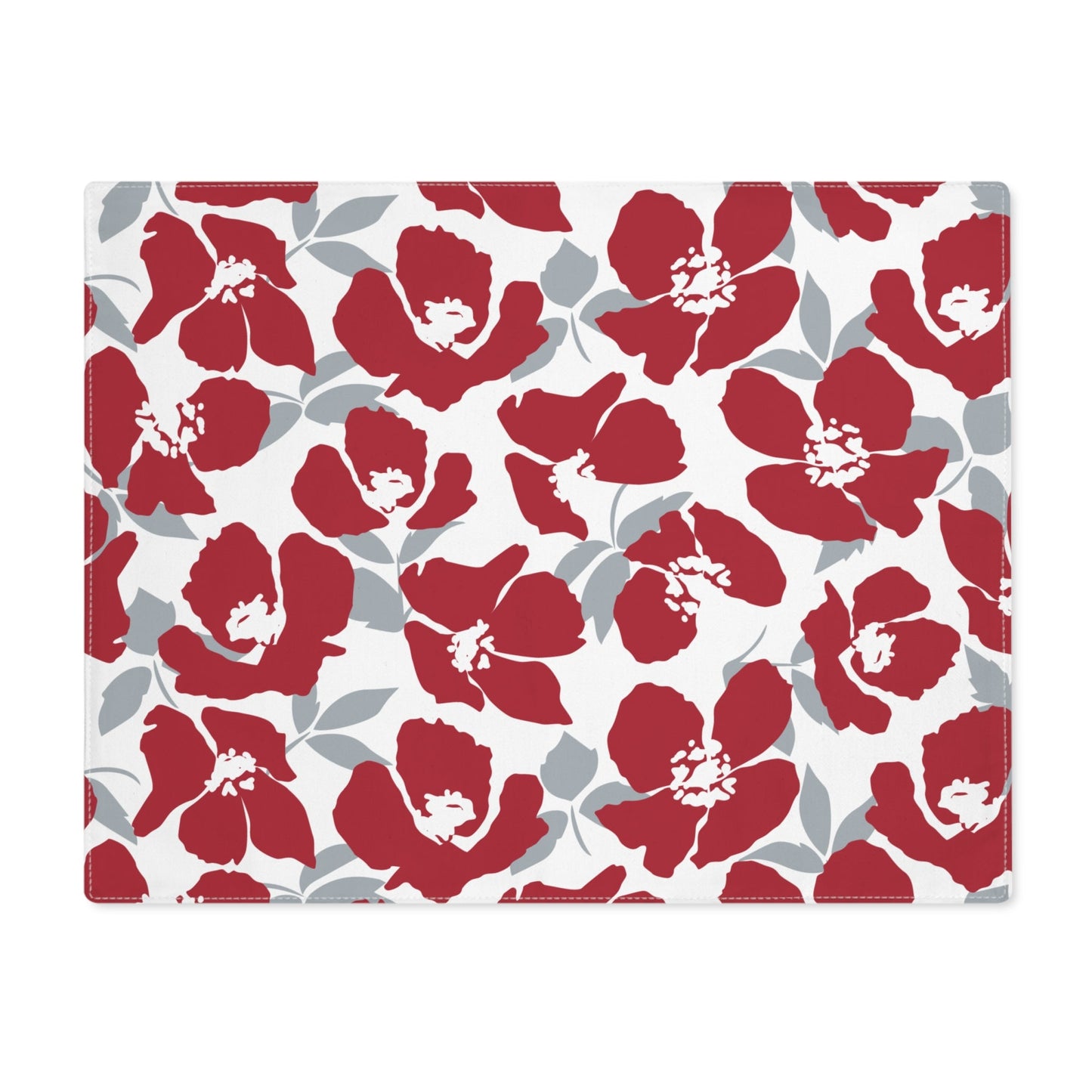 Placemat | Red & Gray | Poppy