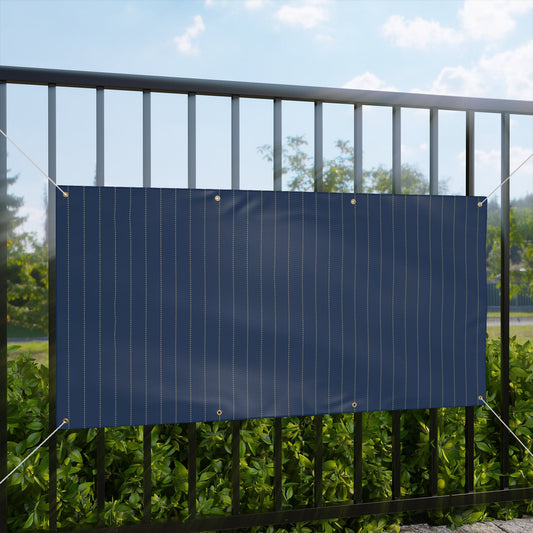 Banner | Gold & Blue | Pinstripe