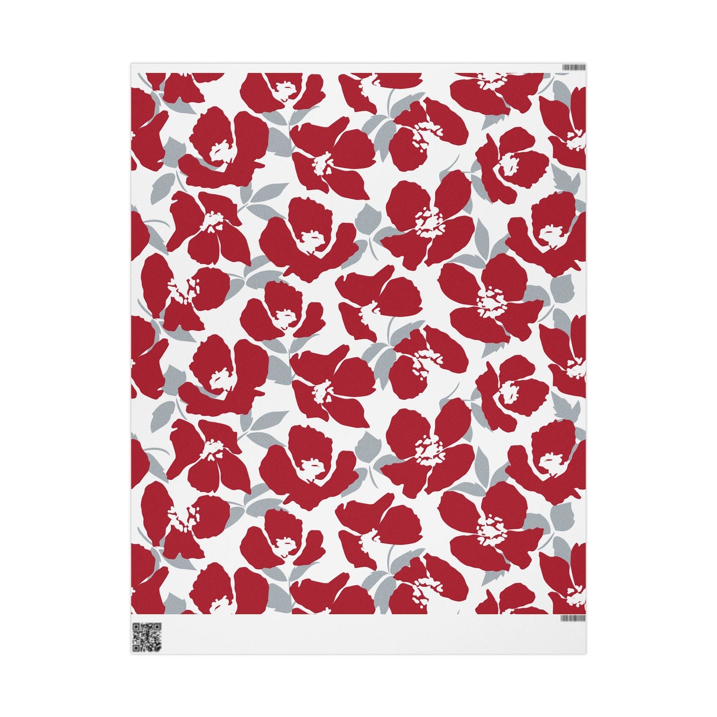 Gift Wrap | Red & Gray | Poppy