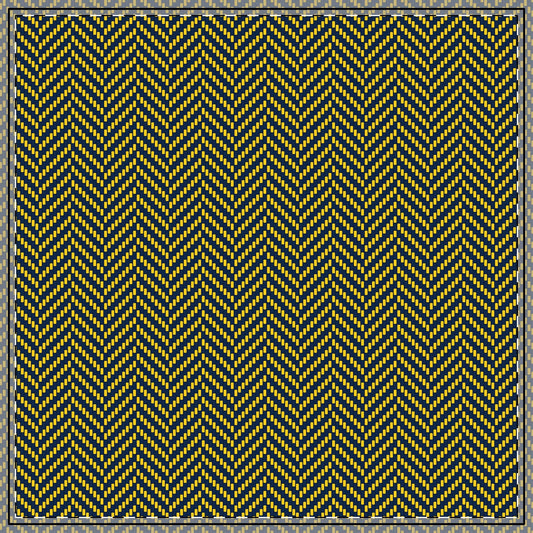 Tablecloth | Yellow & Blue | Herringbone