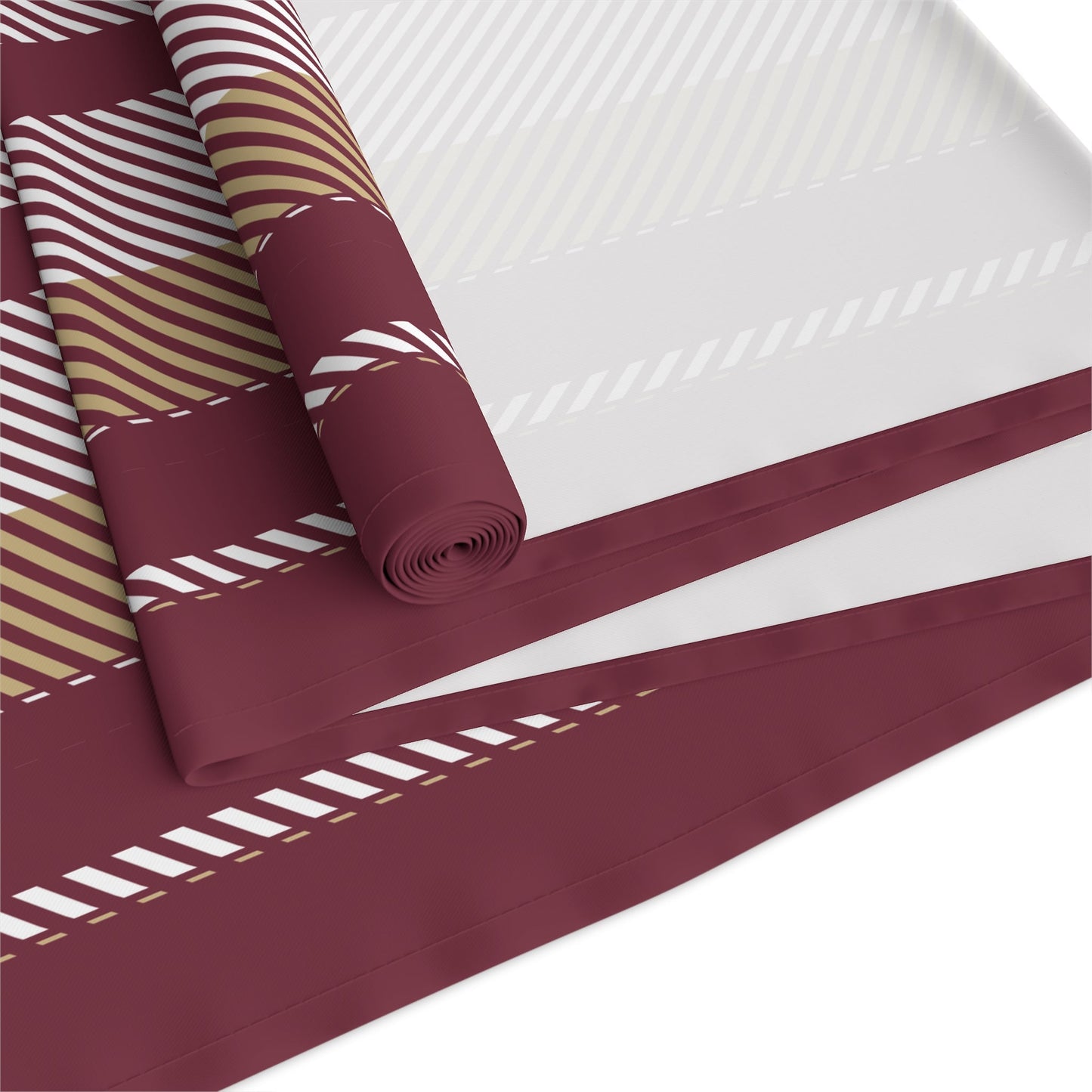 Table Runner | Maroon & Gold | Stripe