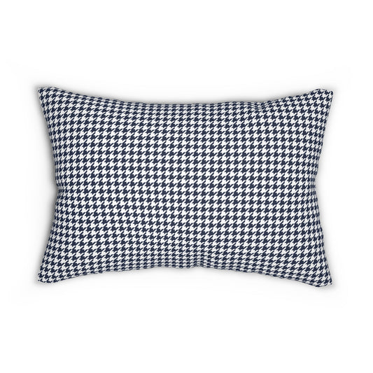 Pillow | Navy & White | Houndstooth