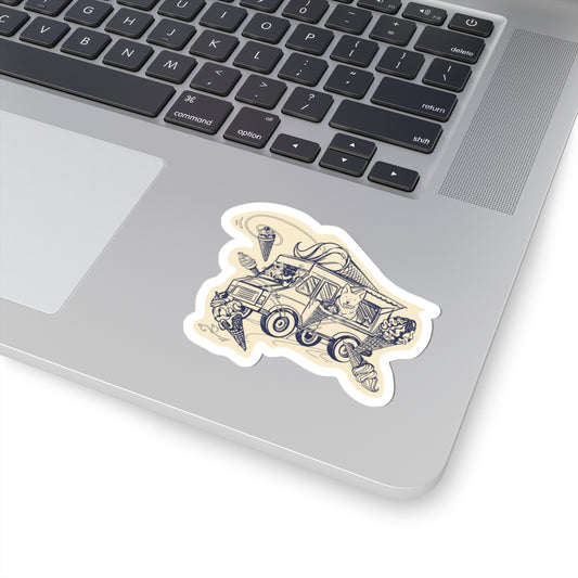 NYP Sticker | Cat Ice Cream | Color