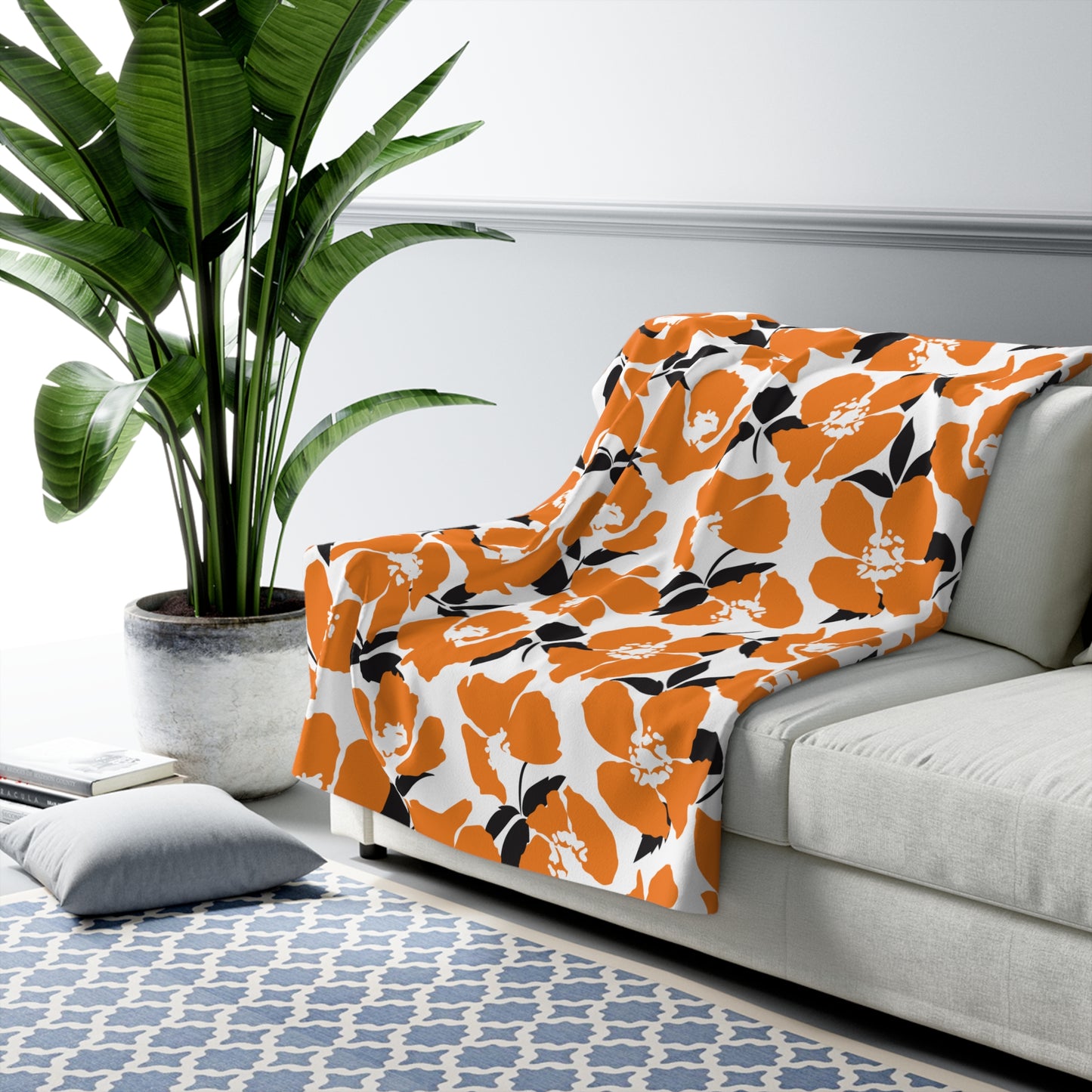 Sherpa Blanket | Princeton, New Jersey | Poppy
