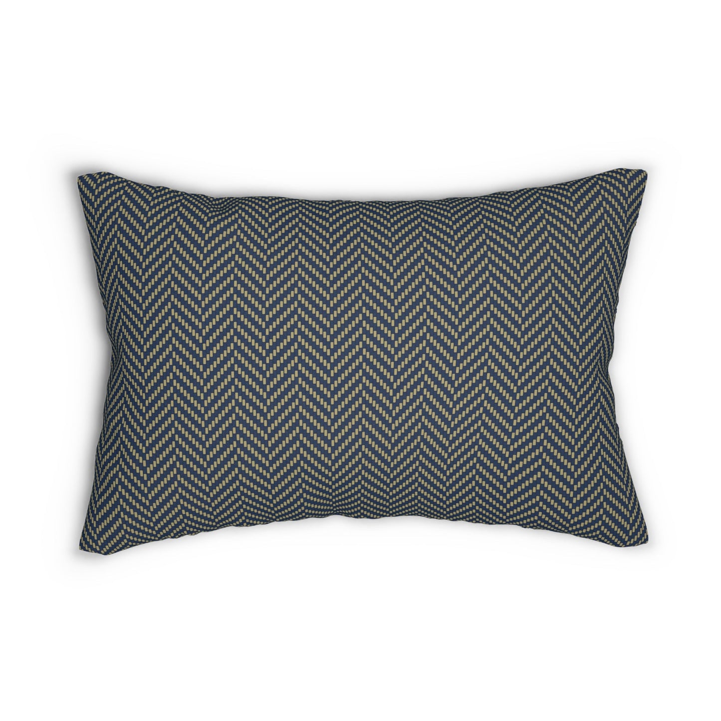 Pillow | Blue & Gold | Herringbone