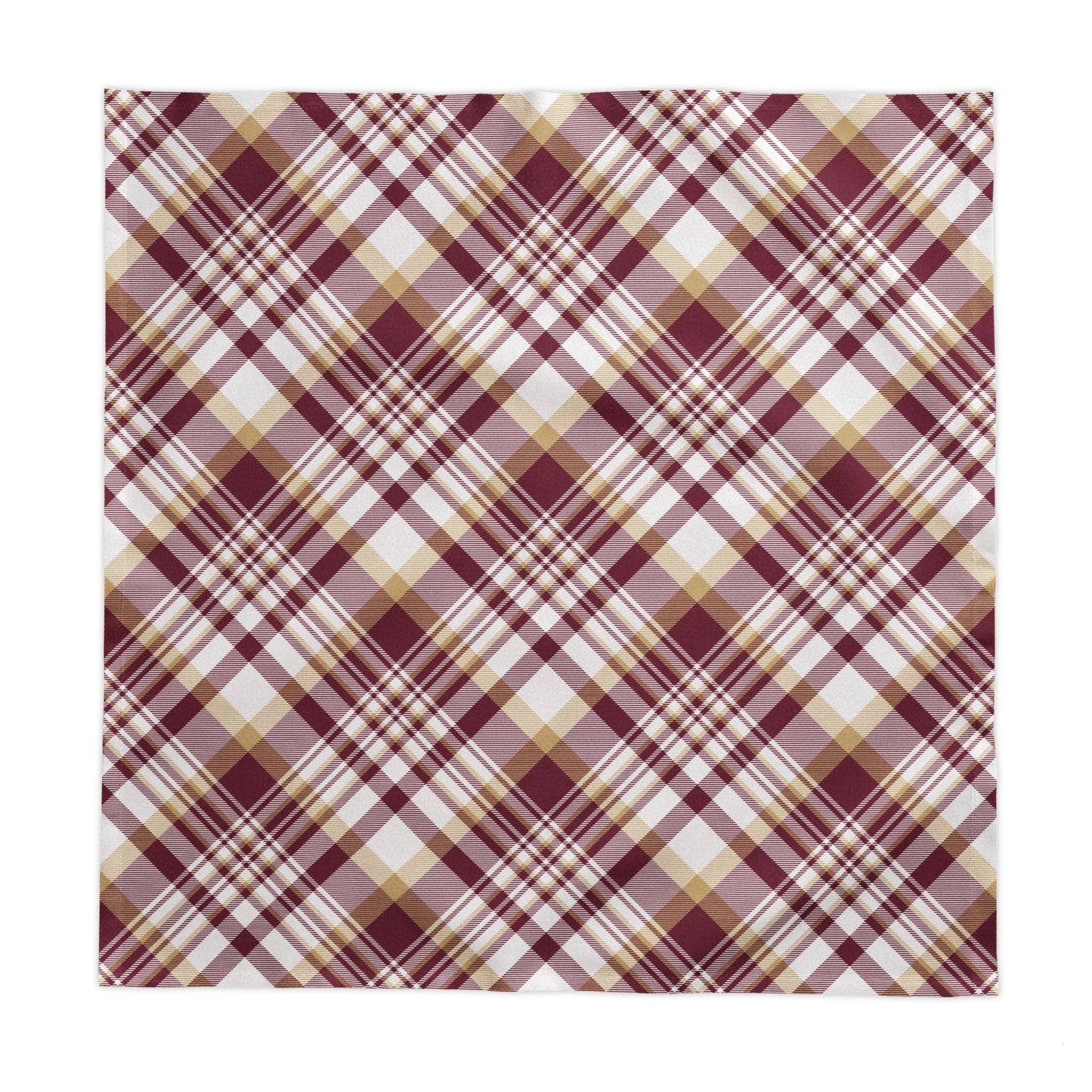 Tablecloth | Maroon & Gold | Tartan