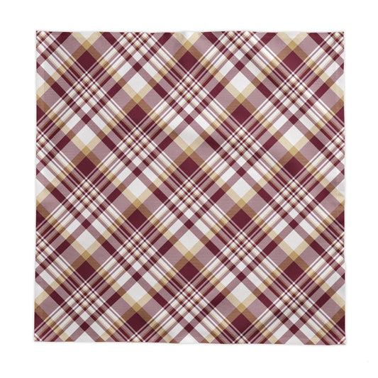 Tablecloth | Maroon & Gold | Tartan