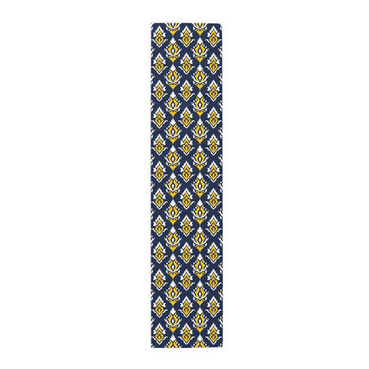 Table Runner | Yellow & Blue | Ikat