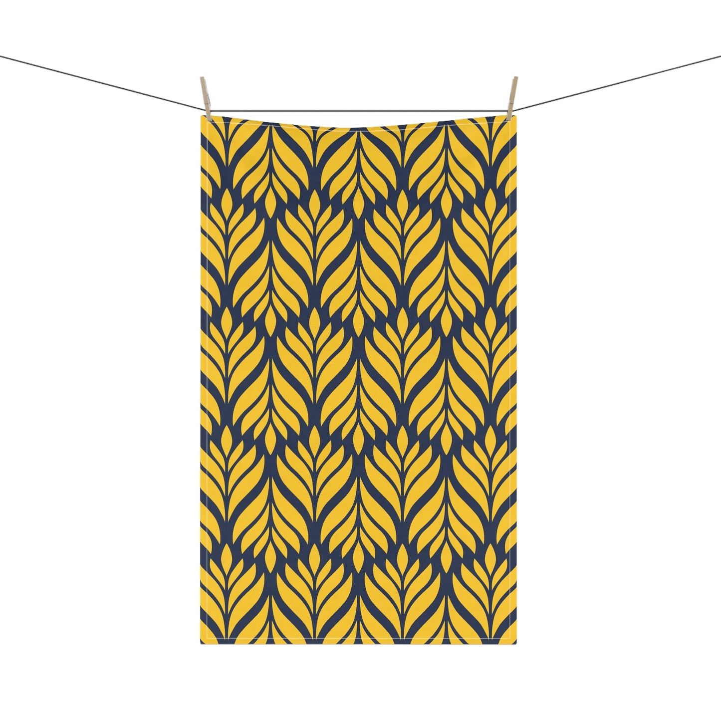 Tea Towels | Yellow & Blue | Palm