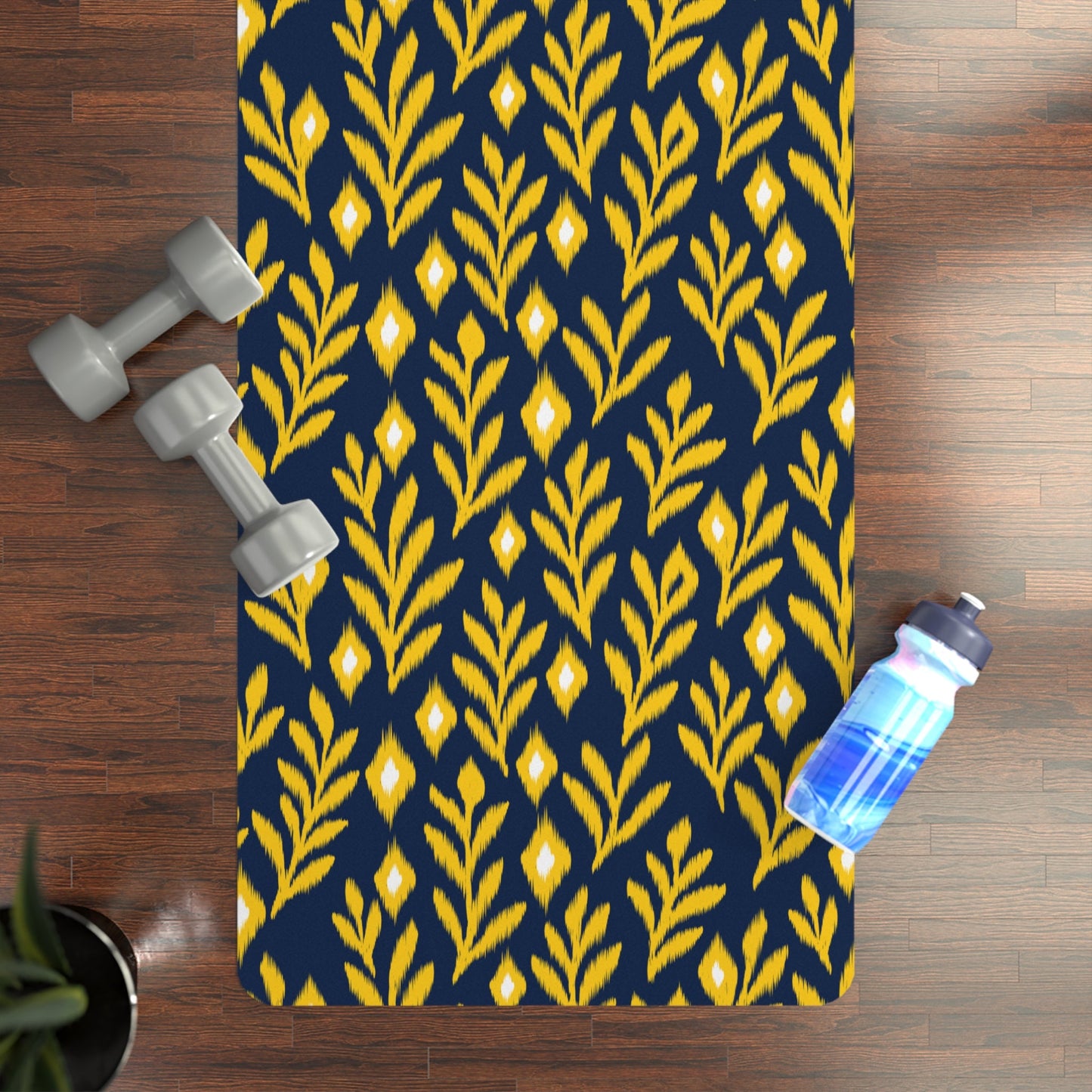 Yoga Mat | Yellow & Blue | Laurel