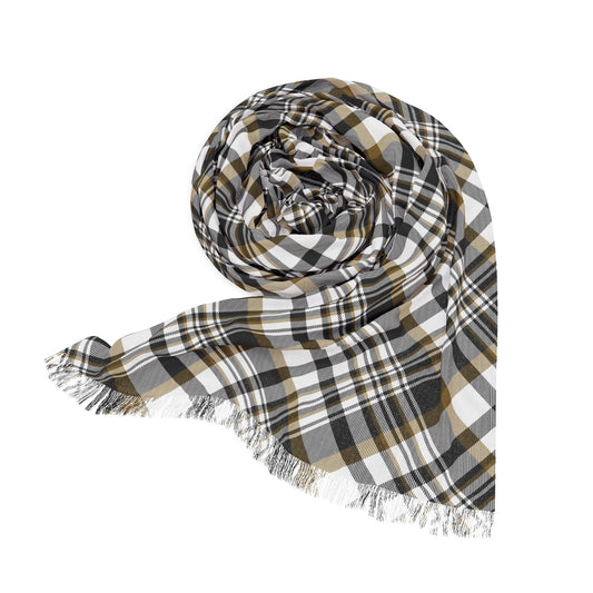 Scarf | Black & Gold | Tartan
