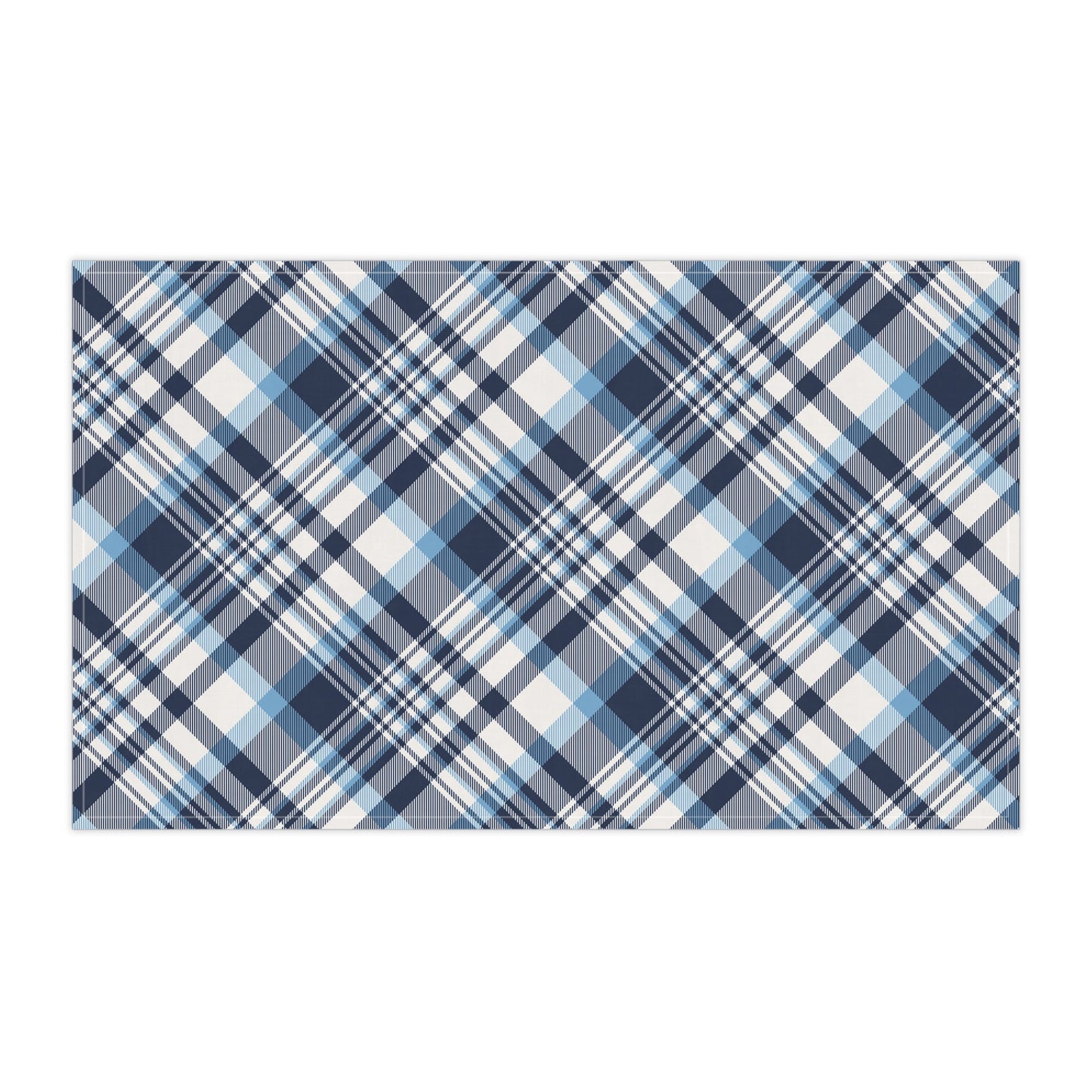 Tea Towels | Light Blue & White | Tartan