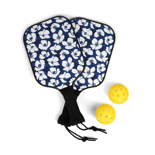 Pickleball Paddle Kit | Navy & White | Poppy