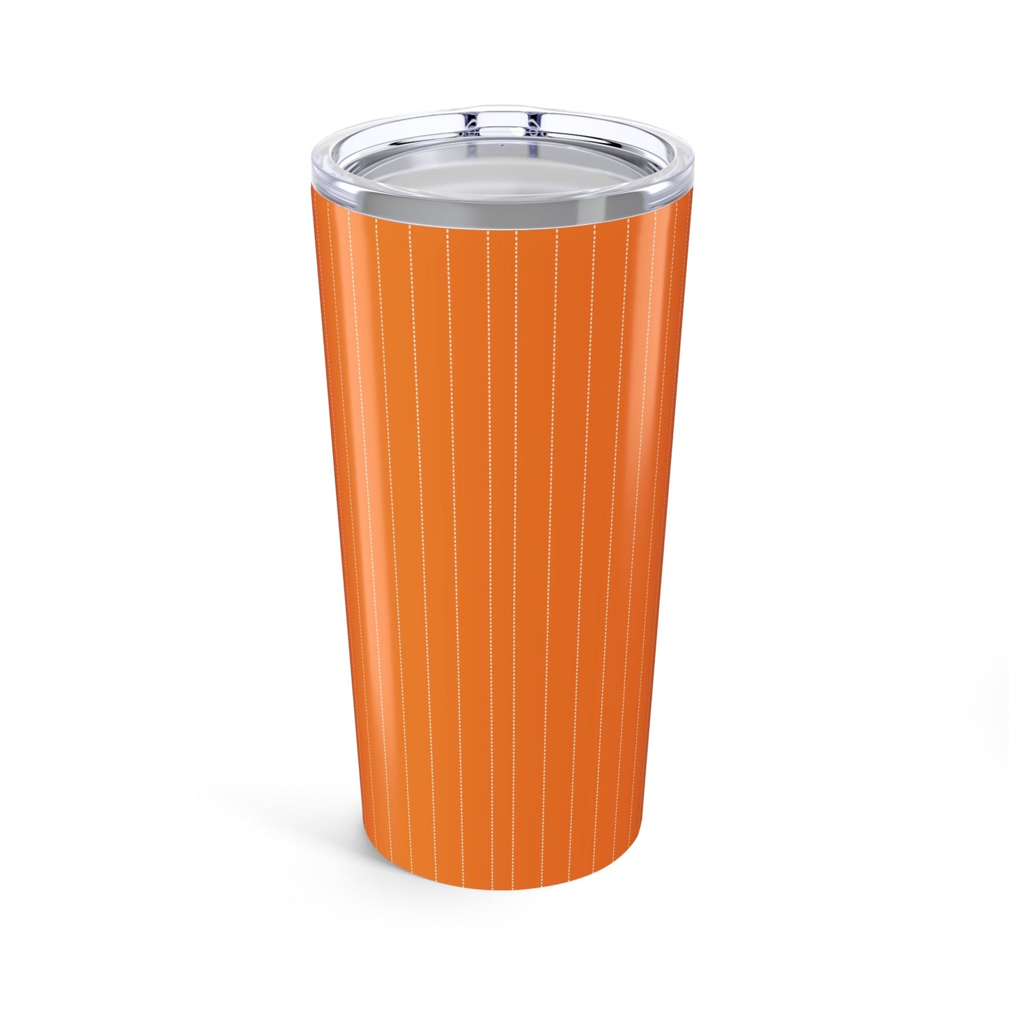 Tumbler | Orange & White | Pinstripe
