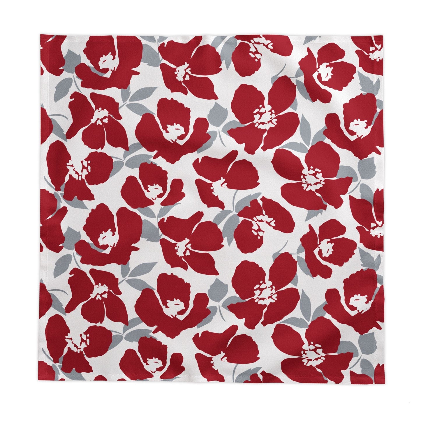 Tablecloth | Red & Gray | Poppy