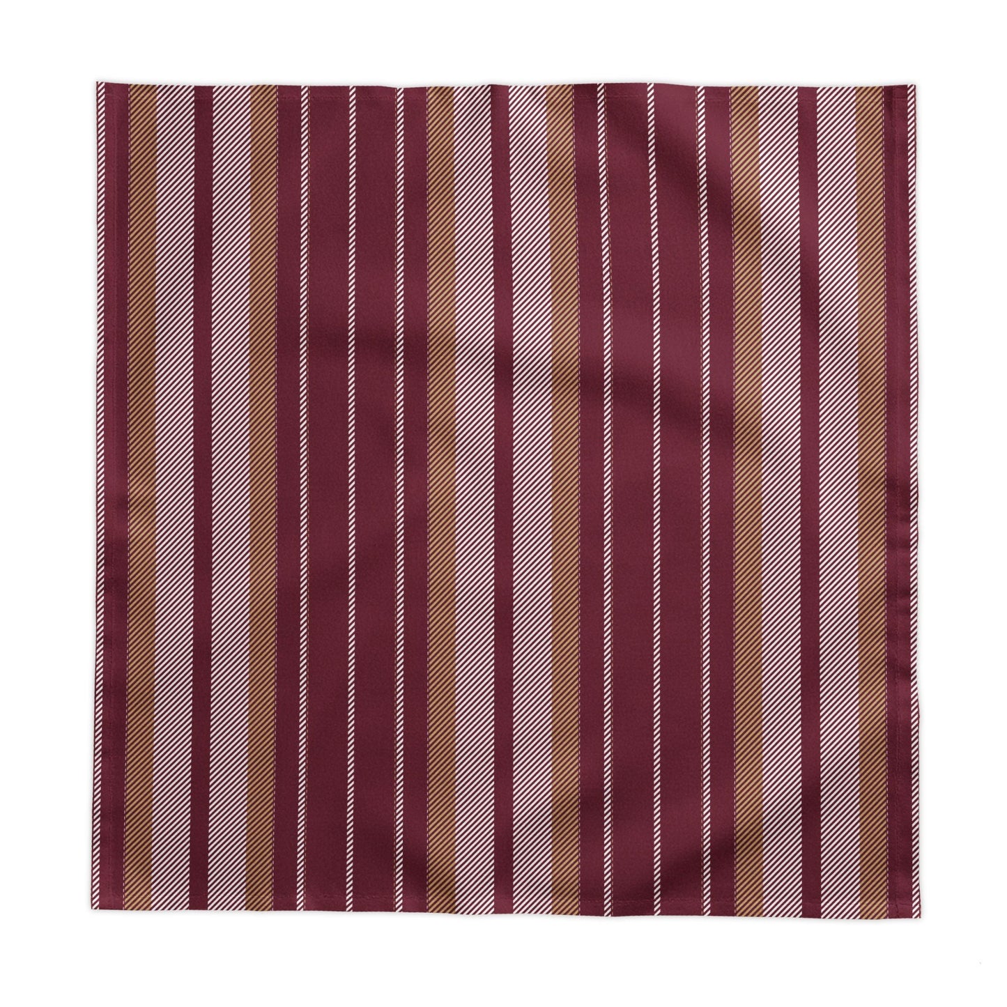 Tablecloth | Maroon & Gold | Stripe