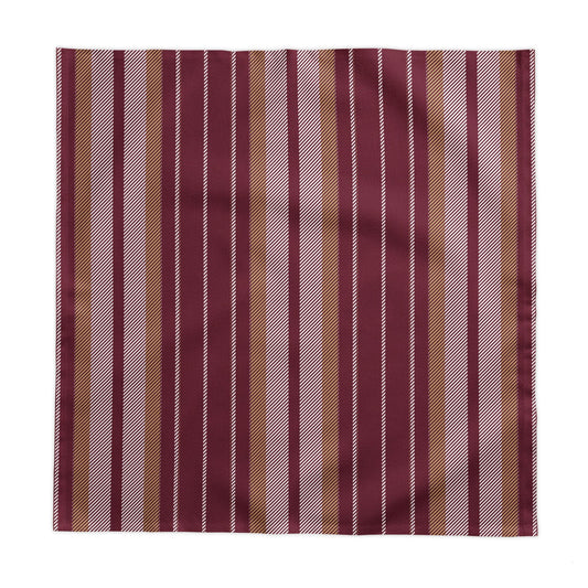 Tablecloth | Maroon & Gold | Stripe