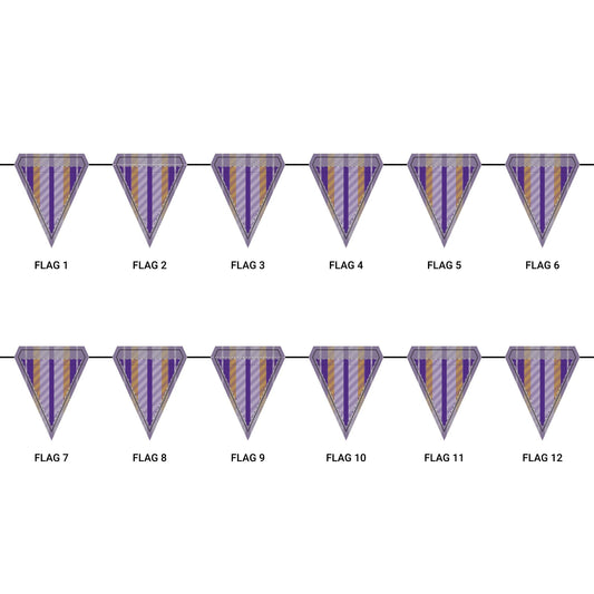 Flag Garland | Baton Rouge, Louisiana | Stripe