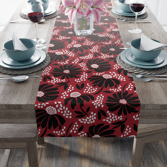 Table Runner | Red & Black | Bellis