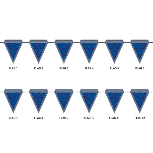 Flag Garland | Durham, North Carolina | Palm