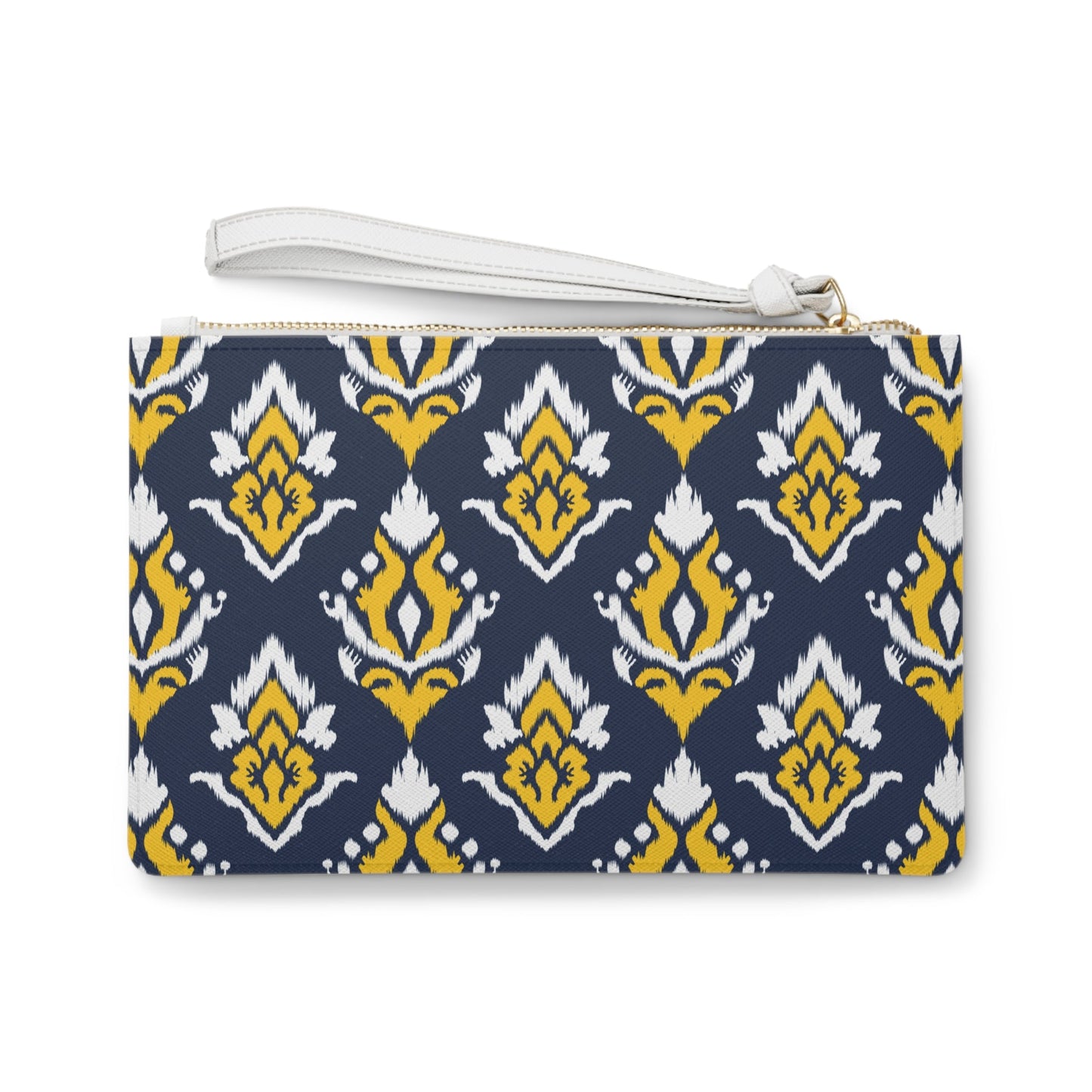 Clutch Bag | Yellow & Blue | Ikat