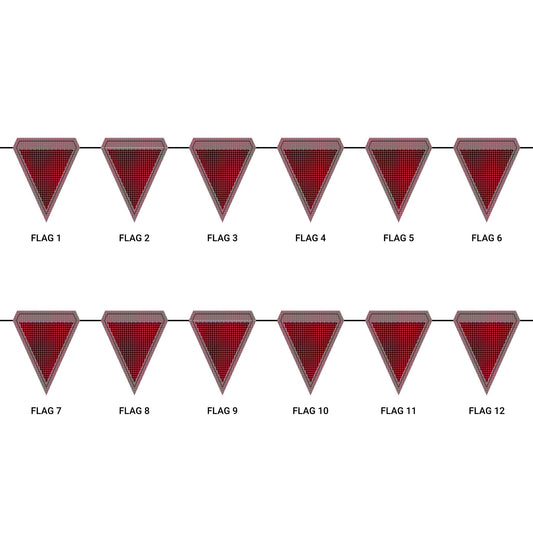 Flag Garland | New Brunswick, New Jersey | Houndstooth