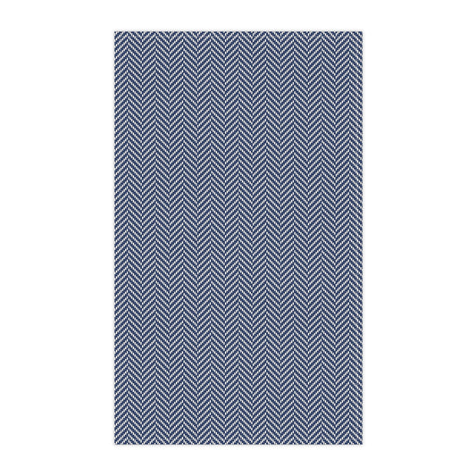 Tea Towels | Navy & White | Herringbone